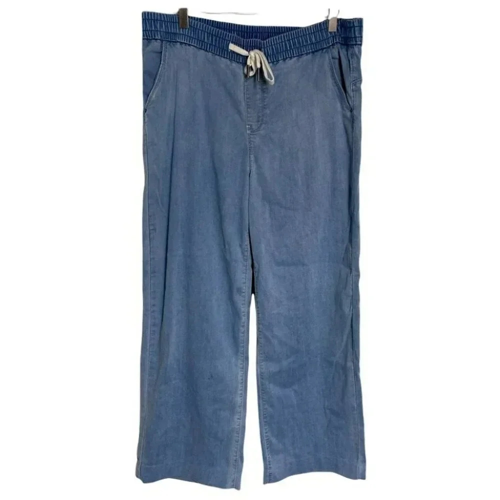 Rewash M Elastic Waist Drawstring Cropped 25” Ins… - image 2